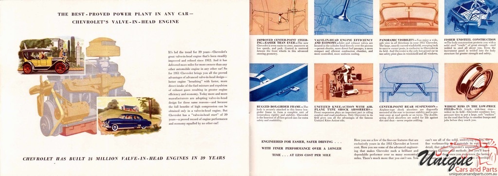 1951 Chevrolet Full-Line Brochure Page 9